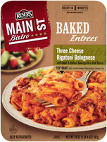 Reser's Fine Foods® Main St Bistro® Three Cheese Rigatoni Bolognese 20 oz Tray