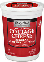 Daily Chef™ 4% Milkfat Minimum Small Curd Regular Cottage Cheese 5 lb. Tub