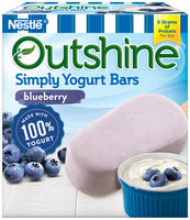 OUTSHINE ® Simply Yogurt Bars, Blueberry, 4 count