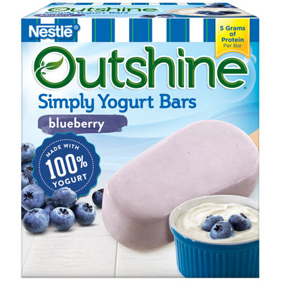 OUTSHINE ® Simply Yogurt Bars, Blueberry, 4 count