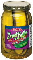 Stater Bros. Sweet Bread 'n' Butter Slices Pickles 16 Fl Oz Jar