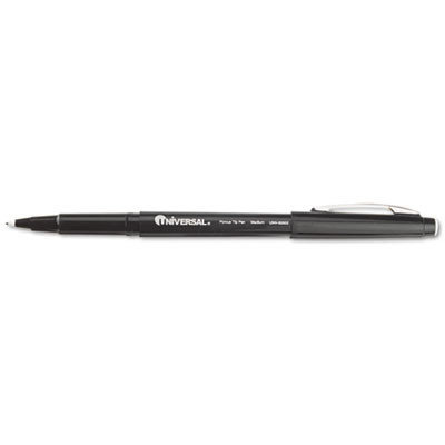 Universal Products Universal Office Products 50502 Porous Point Stick Pen Black Ink Medium Dozen