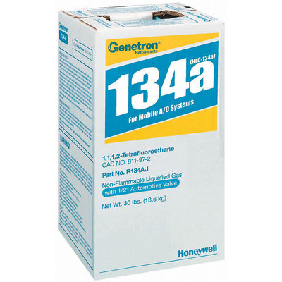Genetron 134a For Mobile A/C Systems Non-Flammable Liquefied Gas 1 Ct Box