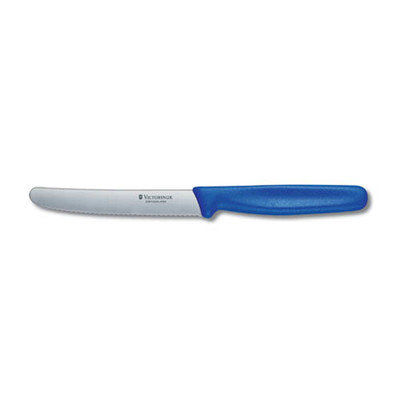 Victorinox - Swiss Army 40553 - 4-in Round Tip Steak Knife w/ Blue Han