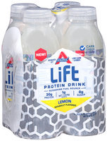 Atkins® Lift Lemon Protein Drink 4-16.9 fl. oz. Plastic Bottles