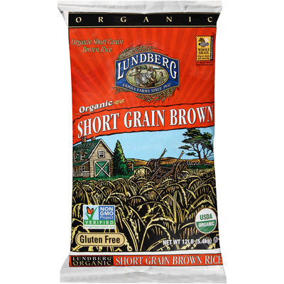 Lundberg® Organic Short Grain Brown Rice 12 lb. Bag