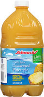Schnucks® Unsweetened 100% Pineapple Juice 64 fl. oz. Bottle