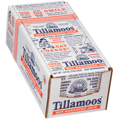 Tillamoos® Hot Habanero Jack Cheese 50-3/4 oz. Portions
