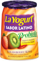 La Yogurt Probiotic Strawberry Kiwi Blended Lowfat Yogurt Sabor Latino 6 Oz Cup