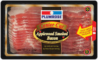 Plumrose Center Cut Applewood Smoked Bacon 12 Oz Package