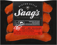 Saag's™ Bistro Style Hot Link Sausage 12 oz. Package