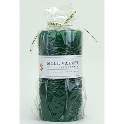 Mill Valley Candleworks Evergreen Scented Pillar Candle Size: 6