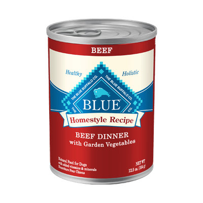 THE BLUE BUFFALO CO. BLUE™ Homestyle Recipe® Beef Dinner with Garden Vegetables For Adult Dogs