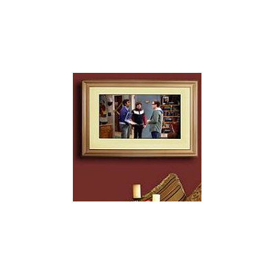 Lcd Fashion Universal TV Frame Size: Small, Finish: Gold