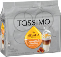 Tassimo Gevalia Caramel Latte Macchiato Coffee & Milk Creamer T Discs 8 ct Bag