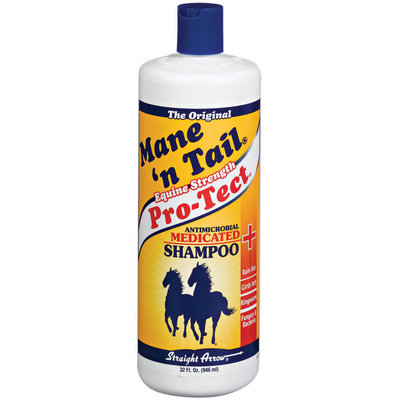 Mane 'n Tail Antimicrobial Equine Strength Pro-Tect Medicated Shampoo 32 Fl Oz Squeeze Bottle