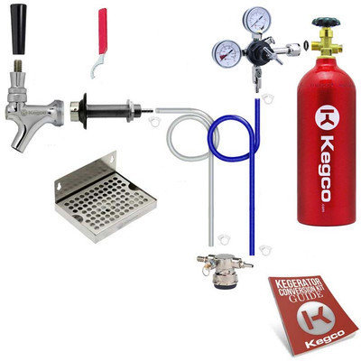 Beverage Factory Kegco Low Profile Deluxe Door Mount Kegerator Kit