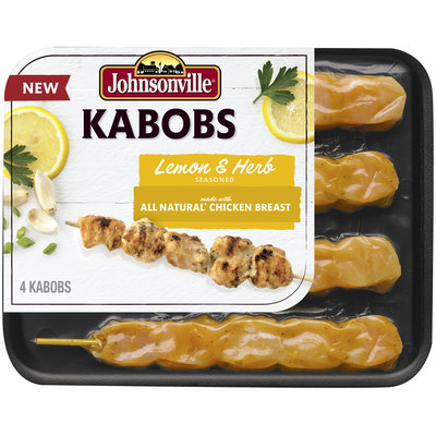 Johnsonville Lemon & Herb Chicken Kabob 11oz tray (102489)