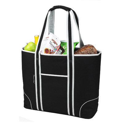 Picnic at Ascot Extra Large Insulated Tote Bold Black