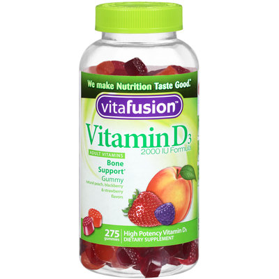 Vitafusion™Vitamin D3 2000 IU Formula Adult Vitamins 275 ct Plastic Bottle