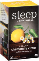 Steep by Bigelow® Organic Chamomile Citrus Caffeine Free Herbal Tea 20 ct. Bags