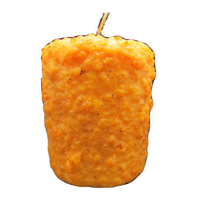 Starhollowcandleco Tangerine Peels Pillar Candle Size: Tall Fatty 6.5