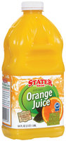 Stater Bros. 100% Orange Juice 64 Fl Oz Plastic Container