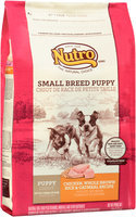 Nutro® Small Breed Puppy Chicken, Whole Brown Rice & Oatmeal Recipe Dog Food 8 lb. Bag