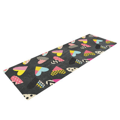 Kess Inhouse Pieces of Heart by Louise Machado Yoga Mat