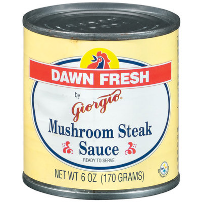Dawn Fresh By Giorgio Mushroom Steak Sauce 6 Oz Can