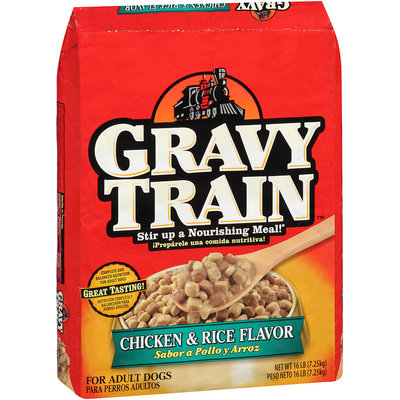 Gravy Train Chicken & Rice Flavor Dry Dog Food, 16-Pound