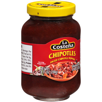 La Costena® Diced Chipotle Peppers 8.11 oz. Jar