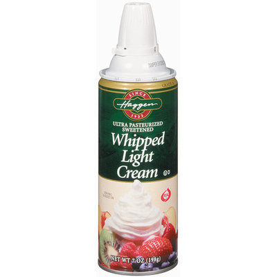 Haggen Light Ultra Pasteurized Sweetened Whipped Cream