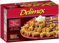 Delimex® Shredded Beef Taquitos 50 ct Box
