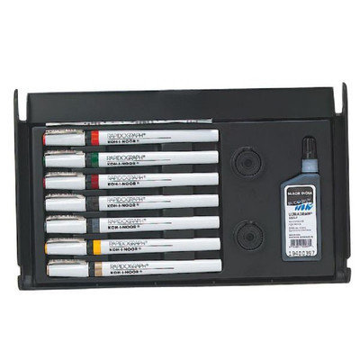 Koh-I-Noor SP-7P 7 Pieces Rapidograph Pen Set