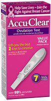 Accu-Clear Ovulation Test 7 ct Box