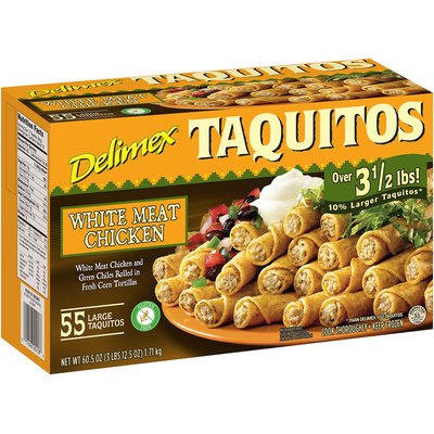 Delimex® White Meat Chicken Taquitos 55 ct Box