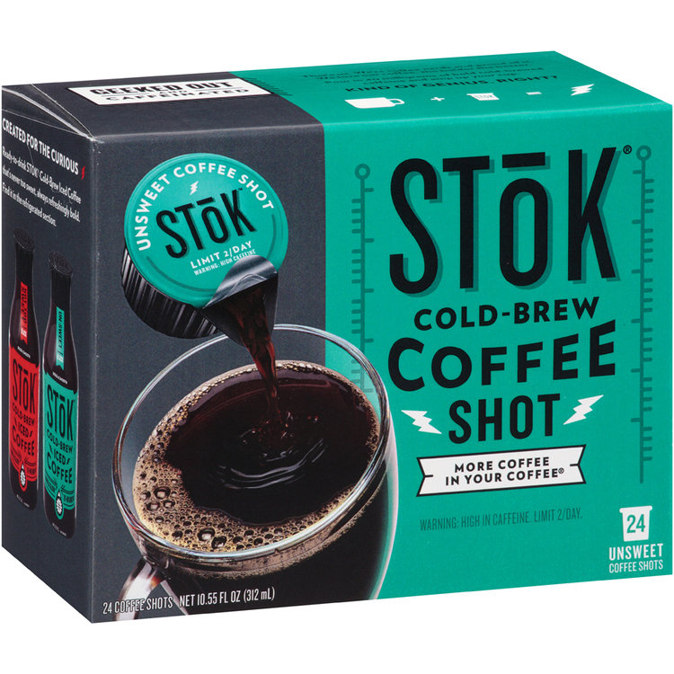 Stok® ColdBrew Coffee Shot 24 ct Box Reviews 2019