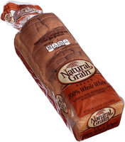 Natural Grain® 100% Whole Wheat Bread 20 oz. Bag