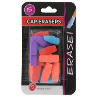 Debbie Lynn Eraser Cap Assorted Colors 15 Count