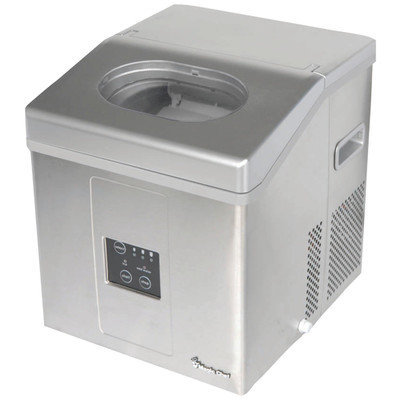 Magic Chef Mcim30sst 30-Lb Stainless Steel Portable Mini Ice Maker