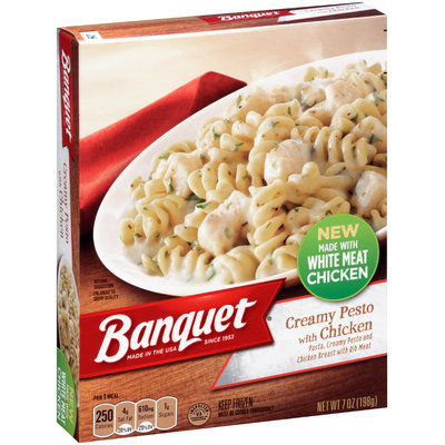 Banquet® Creamy Pesto with Chicken 7 oz. Box