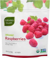 Nature's Touch™ Organic Raspberries 10 oz. Stand-Up Bag