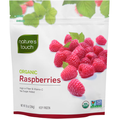Nature's Touch™ Organic Raspberries 10 oz. Stand-Up Bag
