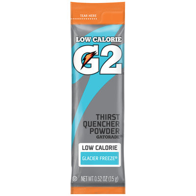 Gatorade® G2® G Series® Perform Glacier Freeze Low Calorie Sports Drink Powder .52 oz. Pouch