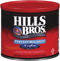 Hills Bros Perfect Balance 1/2 Caffeine Coffee 27.8 Oz Canister