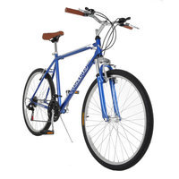 Vilano C1 Mens Comfort Hybrid Road Bike 700c 21 Speeds Black 18