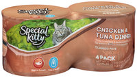 Special Kitty™ Chicken & Tuna Dinner Wet Cat Food 4-5.5 oz. Cans