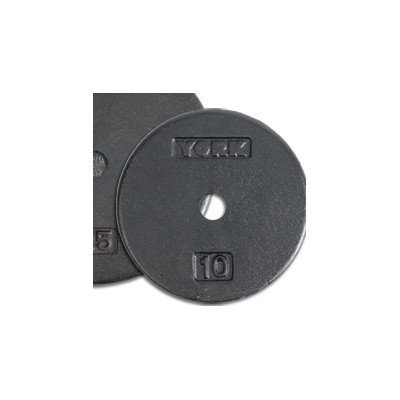 York Barbell Contour Cast Iron Plate Weight: 10 lbs
