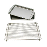 Lcm Home Fashions, Inc. 3 Piece Baking Sheet Set with Rack